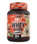 Proteína whey conguitos blancos